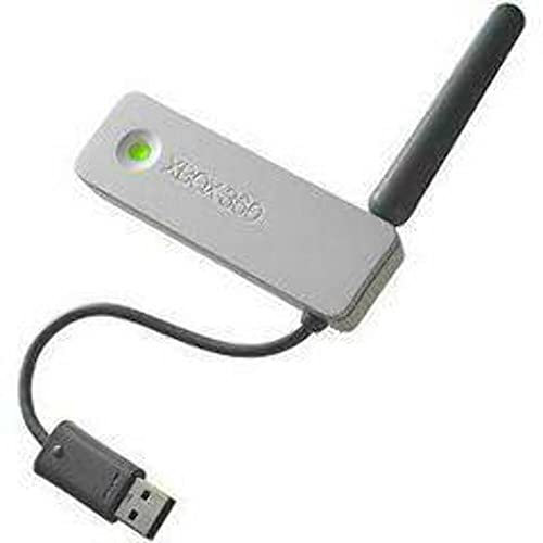 Microsoft Xbox 360 Wireless Network Adapter 54 MBit/s Networking Card – Networking Cards (Wireless, USB, 54 Mbit/s, Black, Silver)