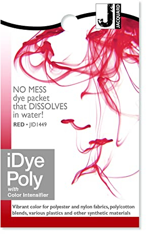 Jacquard iDye Poly - Stofffarbe fuer Synthetik - Rot