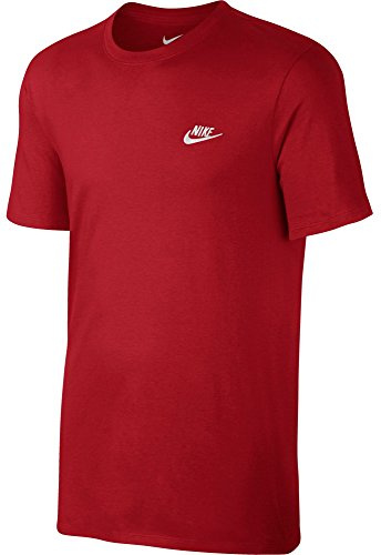 Nike M NSW TEE CLUB EMBRD FTRA - T-shirt for Men, Size L, Colour Red