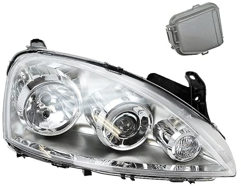 ATEC Germany 1x Hauptscheinwerfer vorne rechts H7 Frontscheinwerfer ohne Stellmotor für Typ Zizala, Kompatibel mit OPEL COMBO Kasten/, COMBO Tour, CORSA C (X01), CORSA C Kasten/Schrägheck (X01)