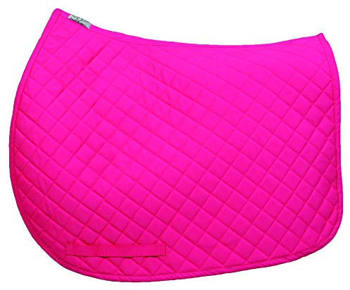 TuffRider Basic All Purpose Sattel Pad – Neon Pink STD