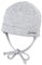 Sterntaler OCS Beanie melange - weiche Beanie Mütze aus Melange Singlejersey (Bio) - Unisex Kopfbedeckung mit Ohrenklappen - Baby und Kinder Übergangsmütze zum Binden - ab Geburt - silber, Größe 33
