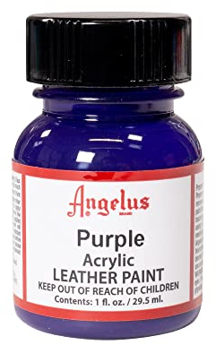 Angelus Peinture Acrylique Cuir 29,5 ml , Violet, 1 Oz Standard