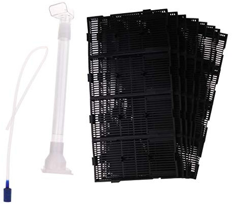 MagiDeal Aquarium sous Filtre de Gravier Réservoir de Poissons Panneau de Filtre Plaque de Tube D' Plastique 24P / 28P / 32P, RS-32P