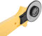 45mm Poignée Droite Cutter Rotatif Lame Souple Tissu Cuir Outil de Coupe en Cuir Artisanat Accessoire de Couture
