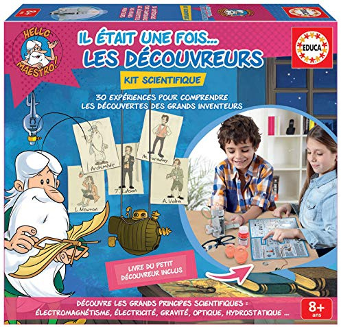 Educa – Experiences-Set Es war einmal… Die Entdecker. Lernspiel, empfohlen ab 8 Jahren (18261)