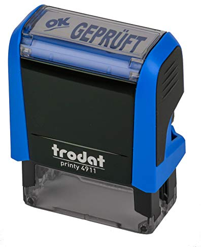 Trodat Printy 4911 himmelblau GEPRÜFT MIT OK BLAU