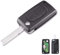 Llave completa con electrónica para programar Citroen C1 C2 C3 C4 C5 C6 C8 Xsara Picasso Peugeot 207 208 307 308 407 807 3008 5008 3 Botones maletero CE0523 Mando a distancia @Pro-Plip