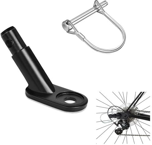 Fat-Cat Bicycle Rear Racks Steel Bicycle Trailer Hitch Mount Adapter Replacement Most Bike Cycling Rear Carrier Mount Bike Accessory (1 Pack)