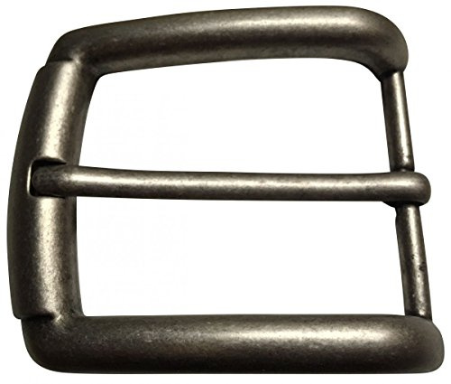 BELTINGER Gürtelschnalle Old Nickel 4,0 cm | Buckle Wechselschließe Gürtelschließe 40mm Massiv | Dorn-Schließe | Wechselgürtel bis 4cm