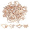 SUPERFINDINGS 64 Stück Legierungsglieder Verbinder Schmetterlingsherz Strass Diamantverbinder Goldener Schmetterling 2 Loch Charm Glieder Zum Basteln von Schmuck