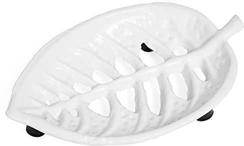 Moritz Porte-savon en forme de feuille - Porte-savon - En fonte - Pour savon