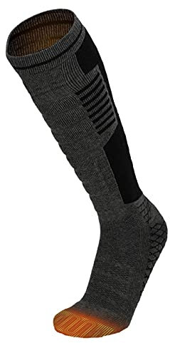 Fieldsheer Thermal 2.0 Heated Socks with Battery Pack for Men and Women, Dark Grey, S