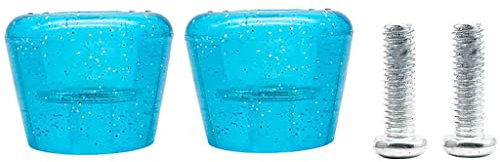 harayaa Set mit 2 Rollschuh Stoppern, Skate Bremsen mit Skate Innenschrauben, Blau