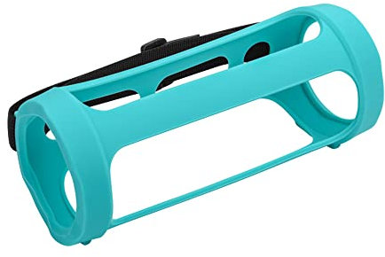 Boîtier Silicone pour JBL Flip Essential 2 Haut-Parleur Bluetooth sans Fil,Housse de Protection de Transport pour JBL Flip Essential 2 Étui Audio Portable de Voyage en Plein Air (Green)