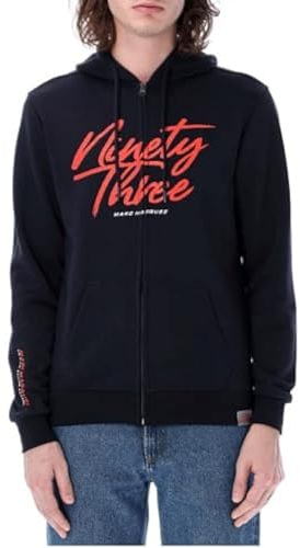 MM93 Herren Marc Márquez Ninetytryee Hooded Sweatshirt, Azul, L