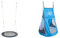 HUDORA Nestschaukel Lounge & Zeltbezug Cosy Castle - Zeltüberzug für HUDORA Nestschaukel 90 & 110/120 in blau/Lemon