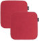 MAGMA AVARO Stuhlkissen/Sitzkissen 2er Set für Indoor und Outdoor, Öko-Tex Siegel, waschbar bis 30°C, 2 Stück, 35x35cm, Rot
