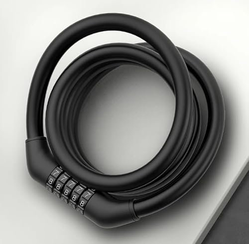 Mi Cable Mi Scooter Lock - Candado Antirrobo Patinete Eléctrico | Candado Numérico para Scooter | Candado con Combinación Color Negro