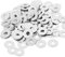 150 Piezas Arandelas Planas, Arandelas de Acero Inoxidable M5, M5 x 15 MM para Tornillos, Tuercas, Varilla Roscada