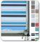 Rollmayer Doppelrollo Klemmfix ohne Bohren Klemmrollo Fensterrollo Duo Rollo Sonnenschutzrollo Zebrarollo Seitenzugrollo für Fenster und Tür (Weiß Grau Blau - 85 x 130 cm - BxH)