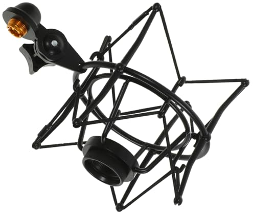 Vaguelly Mikrofon Spinne Stoßfester Halter Ständer Mikrofonhalterung Metallhalterung Mikrofon-spinnenaufhängungsständer Standmikrofon Microfonständer
