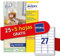 Avery Italia L4737REV-30P: Weiße, ablösbare Etiketten, 63,5 x 29,6 mm, 300 Etiketten pro Packung
