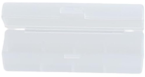 TENCOCO Klare Batterie-Aufbewahrungsbox für 1-teilige/2-teilige 21700-Batterien. Behälter schützt Ihre Batterien, Kurzschluss und