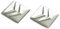 SVV Adesivi 16 x 16 mm (2 pezzi). Adatto per auto Citroen, automobili. Adesivi per chiavi chiave, telecomando, decorazione, ecc. Adesivi quadrati con emblema (16 x 16 mm Citrn.. 2 pezzi)