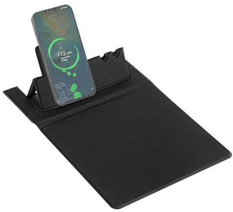 Mat with Wireless Charger - 15 W Wireless Charger Mat, Desk Mat Wireless Charging Station | Mat Mobile Phone Holder Charger, Desk Mat Wireless Charging Function