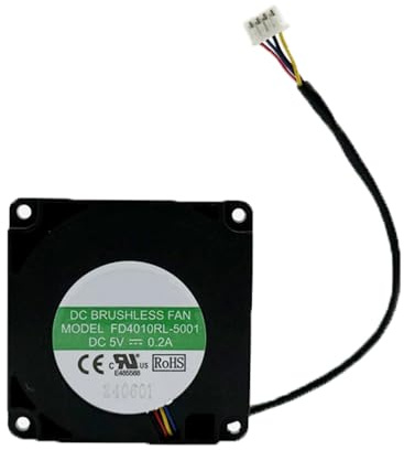 RAKSTORE FD4010RL-5001 4Pin Replacement CPU Cooling Fan for Mini PC DC5V 0.2A
