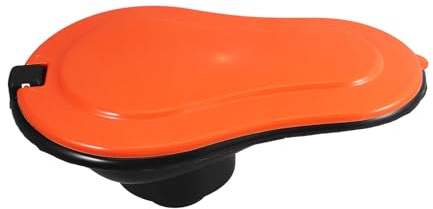 BCOATH Portable Female Urinal for Bedridden Women – Orange Temporary Squat Toilet with Small Size for Elderly Care and Travel Use
