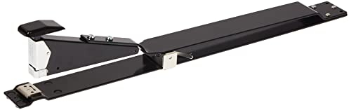 Rapid Langarm-Blockheftgerät HD12, Stahl, 50 Blatt, Einlegetiefe 40cm, schwarz
