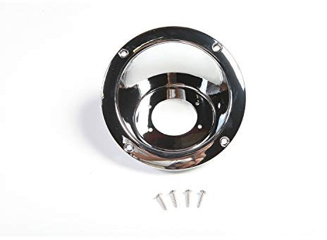 Rugged Ridge 11135.25 Fuel Filler Cover, Chrome; 97-06 Jeep Wrangler TJ