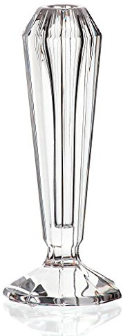 Vase Blumenvase Stielvase Blütenvase Sigma Transparent H 21 cm Kristallglas Tischvase
