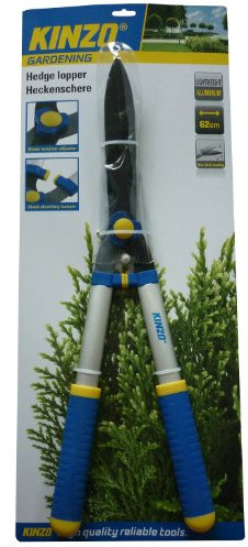 KINZO Große Alu Gartenschere Heckenschere Baumschere Garten Hecken Schere 62 cm