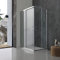 KIAMAMI VALENTINA Duschabtrennung 80x120 cm rechteckig Klarglas 6 mm | Giada