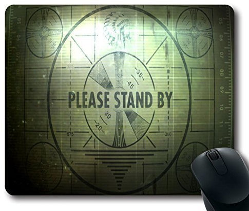 Custom PC Jeu Tapis de souris avec Fallout (30) Taille standard en caoutchouc néoprène antidérapante 22,9 cm (220 mm) x 17,8 cm (180 mm) x 1/8 (3 mm) Bureau Tapis de souris pour ordinateur portable Tapis de souris confortable ordinateur Tapis de souris