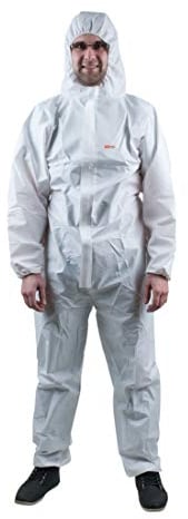 KS Tools 500.8008 Einweg-Schutzanzug L, weiß
