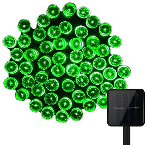 KEEDA 17M 100 LED Solarbetriebene Lichterkette, Wasserdichte Weihnachtsbeleuchtung für Weihnachten, Hochzeit, Party, Garten, Terrasse, Urlaub, Außendekorationen (Grün)