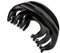 LONEEDY No-slip Grip Large Crystal Plastic Octopus Jaw Clips Hair Claw Banana Clips for Women