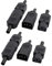 sourcing map Lot de 4 Paires de Prises électriques Rechargeables C13 C14 mâle Femelle 10 A AC 250 V Noir