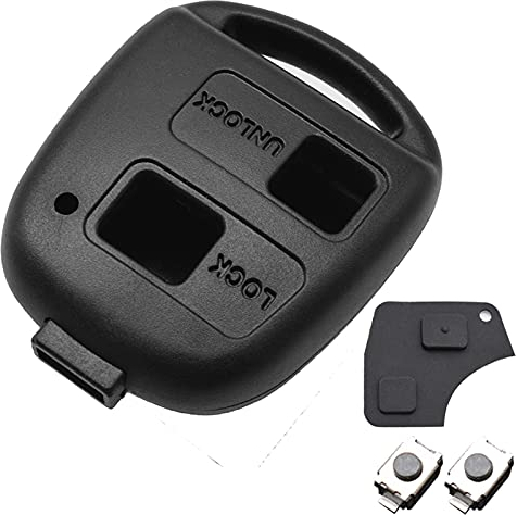 XUKEY Autoschlüssel Pad Schalter Shell Für RAV4 Yaris Prado Corolla Land Cruiser Previa Echo Tarago Alphard Fob Fall Abdeckung Repair Kit
