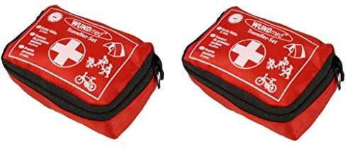 Wundmed Erste Hilfe Set 32-teilig in praktische Etui mit Gürtelschlaufe (2 x Set)