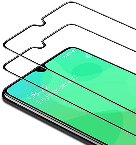 Bewahly Schutzfolie für Samsung Galaxy A30S/A50/M30S/M31/M21 [2 Stück], Ultra Dünn Panzerfolie HD Displayschutzfolie 9H Härte Glas Folie Full Screen für Samsung Galaxy A30S/A50/M30S/M31/M21 - Schwarz