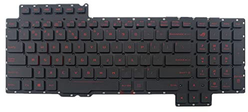 Replacement Clavier d'ordinateur Portable pour for ASUS G752 G752V G752VL G752VM G752VS G752VT G752VY Couleur Noir États-Unis Version