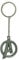 ABYstyle portachiavi, Chaîne de clé Mixte, opacity, Argent, H. 4,1 cm x L. 3,3