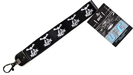 Pro Specialties Group UFC UFC Unisex UFC Wristlet Lanyard Ultiman Blackout, Schwarz, Einheitsgröße
