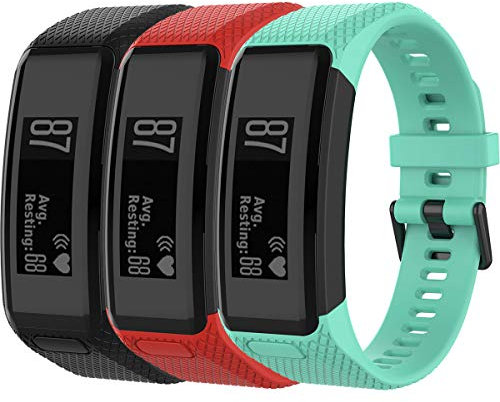 Shieranlee Armband für vivosmart hr, Premium Silikon Quickfit Armbänder Kompatibel mit Garmin vivosmart hr Sports GPS Smart Watch with Adapter Tools