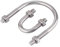 BOZONLI Bullone a U, U Bullone, U bolt acciaio INOX 304, con Dado, M6×16mm,5 pezzi